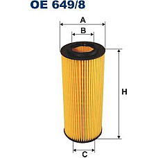 Filtru ulei BMW 3 E46 3 E90 3 E91 3 E92 3 E93 5 E60 5 E61 6 E63 6 E64 7 E65 E66 E67 X3 E83 X5 E53 X5 E70 X6 E71 E72 2.5D-3.0D 06 BMW 3 - IV (E46), Compartiment, 12.1998 - 07.2006 Filtron OE649/8
