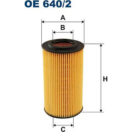 Filtru ulei MERCEDES C CL203 C T-MODEL S202 C T-MODEL S203 C T-MODEL S204 C W202 C W203 C W204 CLC CL203 CLK A208 CLK A209 CLK C MERCEDES-BENZ C-CLASS (W203), Sedan, 05.2000 - 12.2007 Filtron OE640/2