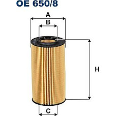 Filtru ulei element filtrant AUDI A4 ALLROAD B9 A4 B9 A5 A6 ALLROAD C7 A6 ALLROAD C8 A6 C7 A6 C8 A7 A8 D5 Q5 Q7 Q AUDI A6 (4A2, C8), Sedan, 02.2018 - Filtron OE650/8