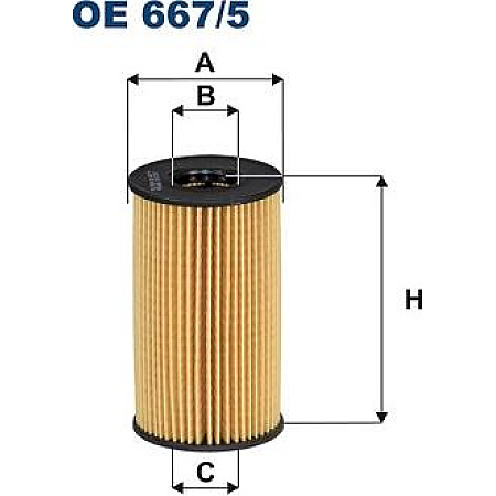 Filtru ulei element filtrant JAGUAR E-PACE F-PACE F-TYPE XE XF II XF SPORTBRAKE LAND ROVER DEFENDER DISCOVERY SPO LAND ROVER DISCOVERY V (L462), Crossover, 09.2016 - Filtron OE 667/5