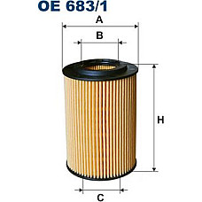 Filtru ulei HONDA ACCORD VIII CIVIC IX CIVIC VIII CR-V III CR-V IV NSX II 2.2D-3.5H 09.05- HONDA ACCORD VIII (CU), Sedan, 04.2008 - Filtron OE683/1