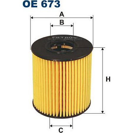 Filtru ulei DS DS 3 DS 4 DS 4 II DS 5 DS 7 DS 9 VOLVO C30 C70 II S40 II S80 II V50 V70 III CITROEN BERLINGO BERLINGO MULTISPACE PEUGEOT EXPERT (VF3A_, VF3U_, VF3X_), Van, 01.2007 - Filtron OE673