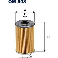Filtru ulei SKODA 105120 1.0-1.2 08.76-12.90 SKODA 105,120 (742), Sedan, 08.1976 - 12.1990 Filtron OM508