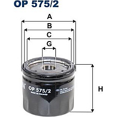 Filtru ulei insurubat M20x15mm se potriveste. DACIA SANDERO II HONDA CIVIC IX CIVIC X CR-V IV HR-V SSANGYONG TIVOLI XLV 02.13- HONDA CIVIC IX (FK), Hatchback, 02.2012 - Filtron OP575/2