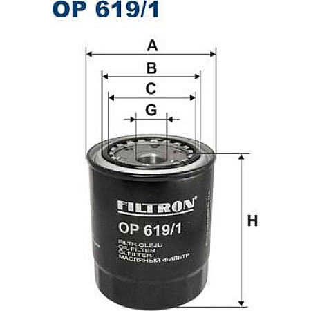 Filtru ulei FORD RANGER MAZDA B-SERIE TOYOTA 4 RUNNER II 4 RUNNER III AVENSIS COASTER CRESTA V DYNA DYNA 100 DYNA 150 DYNA 200 H TOYOTA DYNA 150 (LY_), Cadru de sprijin, 05.1995 - 07.2001 Filtron OP619/1