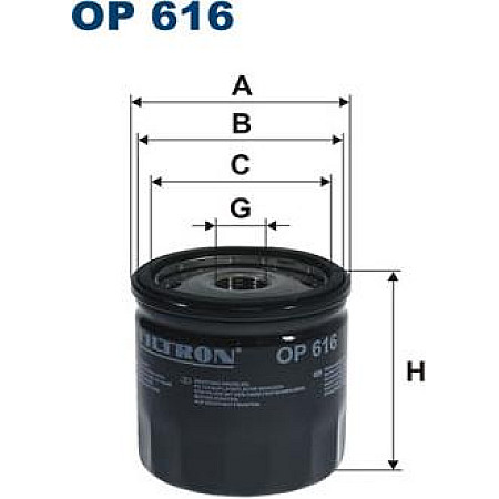 Filtru ulei SEAT IBIZA II INCA SKODA FELICIA I FELICIA II VW GOLF III POLO POLO CLASSIC POLO II POLO-HATCHBACK T-CROSS VENTO 1.0 SKODA FABIA II (545), Combi, 10.2007 - 12.2014 Filtron OP616