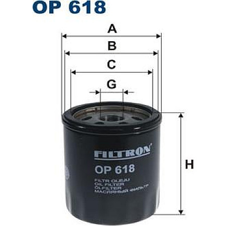 Filtru ulei CHRYSLER LE BARON NEON II STRATUS TOWN & COUNTRY DAIHATSU CHARMANT DODGE GRAND STRATUS FORD TRANSIT CONNECT TRANSIT TOYOTA HILUX VIII (_N1_), Ridica, 05.2015 - Filtron OP618