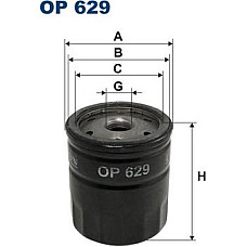Filtru ulei AUSTIN MAESTRO MONTEGO FORD ESCORT III ESCORT III EXPRESS ESCORT IV ESCORT IV EXPRESS ESCORT V ESCORT V EXPRESS ESCO SKODA FELICIA II (6U5), Turism, 01.1998 - 06.2001 Filtron OP629