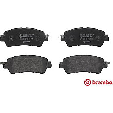 Set placute frana.frana disc Set placute frana Fata MAZDA 2 1.5-1.5D-1.5H 08.14- MAZDA 2 (DL, DJ), Hatchback, 08.2014 - Brembo P 49 055