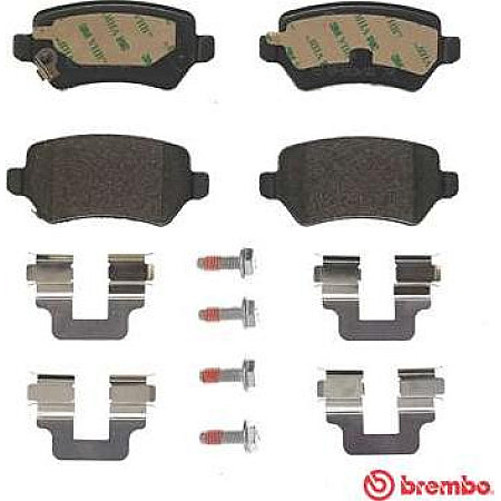 Set placute frana.frana disc Set placute frana Spate CHEVROLET ASTRA CORSA VIVA ZAFIRA KIA VENGA LADA KALINA OPEL OPEL ASTRA H (L70), Estate Van, 02.2004 - 12.2013 Brembo P 59 038