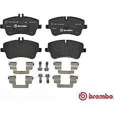 Set placute frana.frana disc Set placute frana Fata MERCEDES C CL203 C T-MODEL S203 C W203 CLC CL203 CLK C209 SLK MERCEDES-BENZ CLK (C209), Compartiment, 05.2002 - 03.2010 Brembo P 50 045