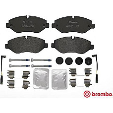 Set placute frana.frana disc Set placute frana Fata MERCEDES EQV W447 EVITO TOURER W447 EVITO W447 MARCO POLO CAM VW CRAFTER 30-35 (2E_), Autobuz, 04.2006 - 12.2016 Brembo P 50 085