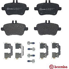Set placute frana.frana disc Set placute frana Fatacu suplimente cu surub de ghidare a etrierului de frana MER MERCEDES-BENZ GLA-CLASS (X156), Crossover, 12.2013 - Brembo P 50 140