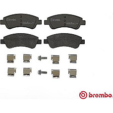 Set placute frana.frana disc Set placute frana Fata DS DS 3 CITROEN BERLINGO BERLINGO-MINIVAN C2 C3 AIRCROSS II C CITROEN XSARA PICASSO (N68), Dubita, 09.1999 - 06.2012 Brembo P 61 066