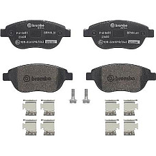 Placute de frana - Tuning Brake pads - tuning XTRA front road approval. Yes CITROEN C3 I C4 C4 I XSARA XSARA PICASSO PEUGE PEUGEOT 307 (3A/C), Hatchback, 08.2000 - 12.2012 Brembo P 61 068X