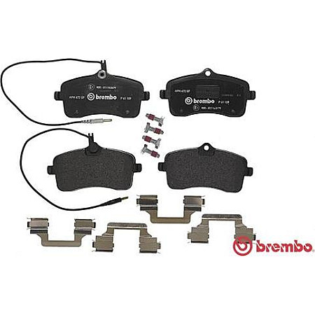 Set placute frana.frana disc Set placute frana Fata PEUGEOT 407 1.6D-2.0D 03.04-02.11 PEUGEOT 407 (6C_), Compartiment, 10.2005 - Brembo P 61 109