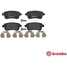 Set placute frana.frana disc Set placute frana Spatecu suplimente cu surub de ghidare a etrierului de frana RE RENAULT MEGANE GRAND COUPE IV (RFB), Sedan, 10.2016 - Brembo P 68 041