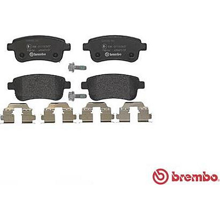 Set placute frana.frana disc Set placute frana Spatecu suplimente cu surub de ghidare a etrierului de frana RE RENAULT MEGANE GRAND COUPE IV (RFB), Sedan, 10.2016 - Brembo P 68 041