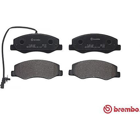 Set placute frana.frana disc Set placute frana Spate NISSAN INTERSTAR NV400 OPEL MOVANO B RENAULT MASTER III 2.3D OPEL MOVANO B (X62), Autobuz, 12.2010 - Brembo P 68 061