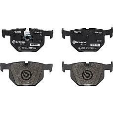 Placute de frana - Tuning Brake pads - tuning XTRA rear road approval. Yes BMW 5 E60 5 E61 6 E63 6 E64 2.0-3.0D 12.01-12.1 BMW 5 Touring V (E61), Turism, 03.2004 - 12.2010 Brembo P 06 033X