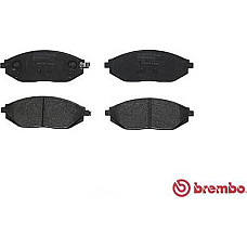 Set placute frana.frana disc Set placute frana Fata CHEVROLET SPARK 1.0-Electric 03.10- CHEVROLET SPARK III (M300), Hatchback, 12.2009 - Brembo P 10 054