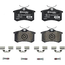 Placute de frana - Tuning Brake pads - tuning XTRA rear road approval. Yes DS DS 3 DS 4 AUDI A1 A1 CITY CARVER A2 A3 A4 B5 RENAULT MEGANE IV Grandtour (K9A/M/N_), Turism, 04.2016 - Brembo P 85 020X