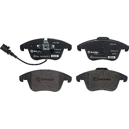 Placute de frana - Tuning Brake pads - tuning XTRA front road approval. Yes AUDI A3 A3 ALLSTREET A4 ALLROAD B8 A4 ALLROAD VW PASSAT (A32, A33), Sedan, 01.2011 - Brembo P 85 112X
