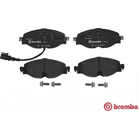 Set placute frana.frana disc Set placute frana Fatacu surub de ghidare a etrierului de frana fara optionale AU VW PASSAT Variant (3G5, CB5), Turism, 08.2014 - Brembo P 85 126