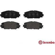 Set placute frana.frana disc Set placute frana Fata SUBARU TREZIA TOYOTA ALLION II AURIS COROLLA MATRIX NOAH-VOXY TOYOTA COROLLA X (_E15_), Sedan, 10.2006 - Brembo P 83 082