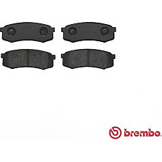Set placute frana.frana disc Set placute frana Spate LEXUS GX MITSUBISHI PAJERO IV TOYOTA 4 RUNNER IV 4 RUNNER V TOYOTA FJ CRUISER (GSJ1_), Crossover, 06.2005 - 01.2018 Brembo P 83 024