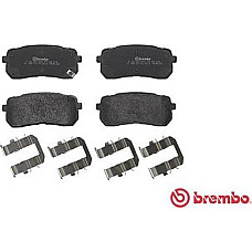 Set placute frana.frana disc Set placute frana Spate HYUNDAI H-1 CARGO H-1 TRAVEL IX55 KIA CARNIVAL II CARNIVAL I KIA CARNIVAL II (GQ), Dubita, 01.1999 - 09.2007 Brembo P 30 035