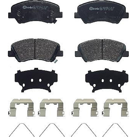 Set placute frana.frana disc Set placute frana Fatacu un tampon de amortizare HYUNDAI ACCENT IV ACCENT V BAYON I2 HYUNDAI i20 (GB), Compartiment, 05.2015 - Brembo P 30 122