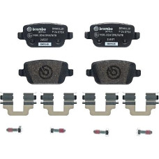 Placute de frana - Tuning Brake pads - tuning XTRA rear road approval. Yes FORD FOCUS II GALAXY II GALAXY MK II KUGA I MON FORD S-MAX (WA6), Dubita, 05.2006 - 12.2014 Brembo P 24 075X