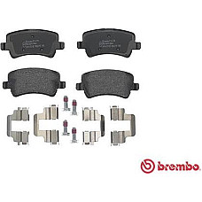 Set placute frana.frana disc Set placute frana Spate VOLVO S60 II S80 II V60 I V70 III XC70 II FORD GALAXY II GAL VOLVO V70 III (135), Turism, 04.2007 - Brembo P 24 078