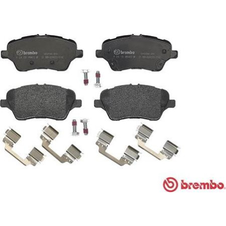Set placute frana.frana disc Set placute frana Fata FORD B-MAX FIESTA VI TOURNEO COURIER B460 TRANSIT COURIER B46 FORD FIESTA VI (CB1, CCN), Hatchback, 06.2008 - Brembo P 24 151