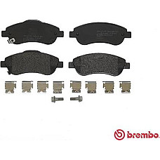 Set placute frana.frana disc Set placute frana Fata HONDA CR-V III CR-V IV 1.6D-2.4 06.06- HONDA CR-V IV (RM_), Crossover, 01.2012 - Brembo P 28 045