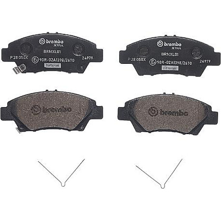 Placute de frana - Tuning Brake pads - tuning XTRA front road approval. Yes HONDA CIVIC VIII CR-Z INSIGHT JAZZ III JAZZ IV HONDA CITY V (GM4, GM5, GM6, GM9, GM7), Sedan, 07.2013 - Brembo P 28 050X