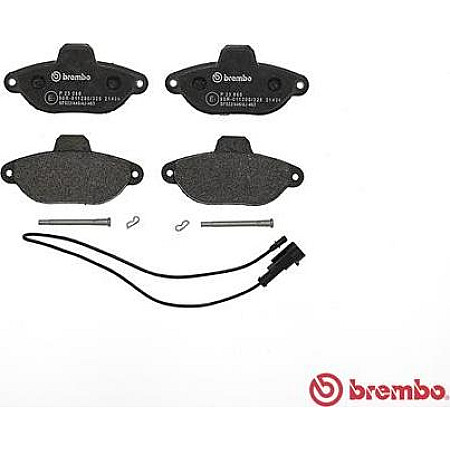 Set placute frana.frana disc Set placute frana Fata FIAT PUNTO LANCIA Y ZASTAVA 10 1.1-1.7D 09.93- FIAT SEICENTO / 600 (287_), Hatchback Van, 01.1998 - 01.2010 Brembo P 23 060