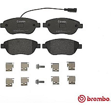 Set placute frana.frana disc Set placute frana Fata ABARTH 500C - 595C - 695C FIAT BRAVO II DOBLO DOBLO CARGO GRA FIAT STILO (192_), Hatchback, 10.2001 - 11.2010 Brembo P 23 087