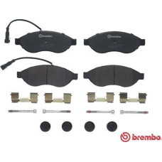 Set placute frana.frana disc Set placute frana Fata CITROEN JUMPER II FIAT DUCATO OPEL MOVANO C PEUGEOT BOXER 2.0 PEUGEOT BOXER (250), Cadru de sprijin, 04.2006 - Brembo P 23 144