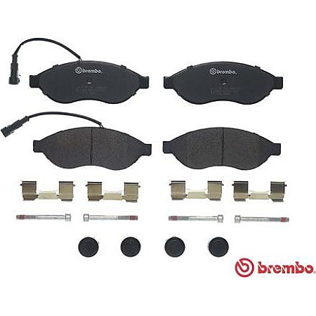 Set placute frana.frana disc Set placute frana Fata CITROEN JUMPER II FIAT DUCATO OPEL MOVANO C PEUGEOT BOXER 2.0 PEUGEOT BOXER (250), Cadru de sprijin, 04.2006 - Brembo P 23 144