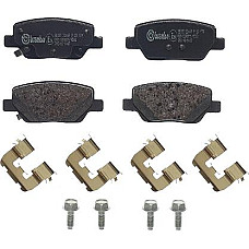 Set placute frana.frana disc Set placute frana Spatecu suplimente cu surub de ghidare a etrierului de frana FI FIAT TIPO (356_), Hatchback, 03.2016 - Brembo P 23 179