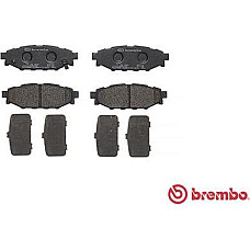 Set placute frana.frana disc Set placute frana Spatefara optionale SUBARU BRZ FORESTER IMPREZA LEGACY IV LEGACY V SUBARU EXIGA (YA_), Turism, 05.2008 - Brembo P 78 020