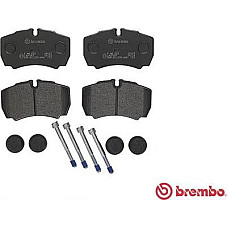 Set placute frana.frana disc Set placute frana Spate IVECO DAILY III DAILY IV DAILY V DAILY VI 2.3D-Electric 05.9 IVECO DAILY V, Camion de gunoi, 09.2011 - 02.2014 Brembo P A6 023