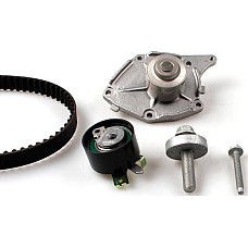 Set pompa apa curea dintata Set de distributie curea intinzator pompa de apa se potriveste. DACIA DUSTER LOGAN LOGAN EXPRESS RENAULT KANGOO Express (FC0/1_), 08.1997 - Hepu PK09620