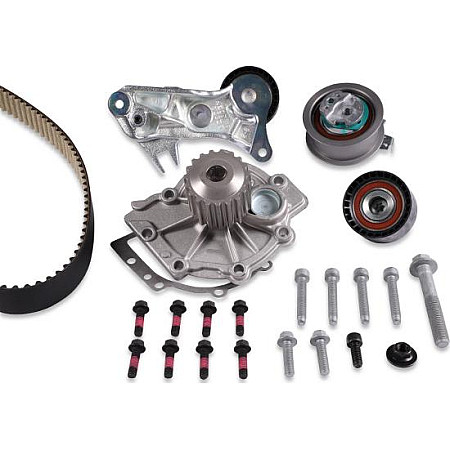 Set pompa apa curea dintata Timing set belt pulley water pump VOLVO S60 II S80 II S90 II V40 V60 I V60 II V70 III V90 I VOLVO V40 (525, 526), Hatchback, 03.2012 - Hepu PK09870