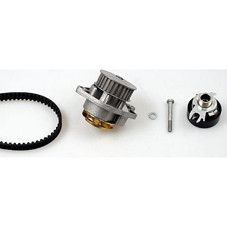 Set pompa apa curea dintata Set de distributie curea intinzator pompa de apa se potriveste. SEAT AROSA IBIZA II INCA VW CADDY VW POLO III (6N2), Hatchback, 10.1999 - 10.2001 Hepu PK05410