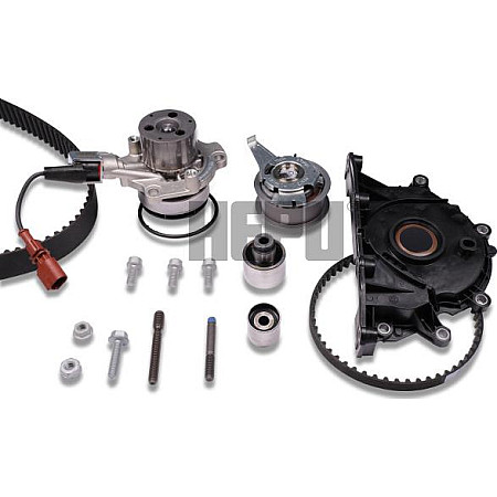 Set pompa apa curea dintata Set de distributie curea intinzator pompa de apa se potriveste. AUDI A1 A3 A4 ALLROAD B8 A4 ALLRO VW PASSAT ALLTRACK VIII (3G5, CB5), Turism, 05.2015 - Hepu PK06691