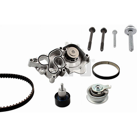Set pompa apa curea dintata Set de distributie curea intinzator pompa de apa se potriveste. AUDI A1 A3 A4 B9 A5 Q2 Q3 CUPRA F VW GOLF VI (517), Sabrioleta, 03.2011 - 05.2016 Hepu PK06650