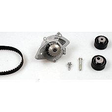 Set pompa apa curea dintata Set de sincronizare curea scripete pompa de apa CITROEN JUMPER PEUGEOT BOXER 2.2D CITROEN JUMPER (244), Cadru de sprijin, 02.2002 - Hepu PK08011